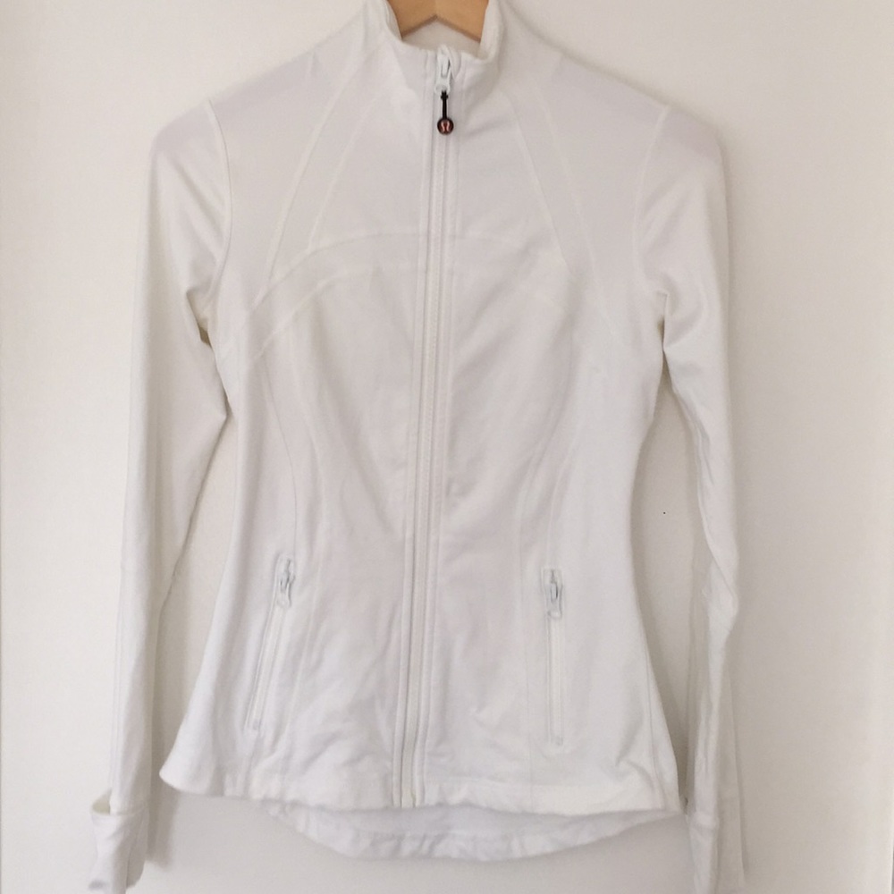 White Lululemon Define Jacket Size 6